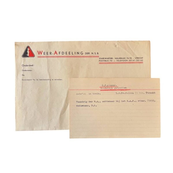 Papierset 'W.A.'