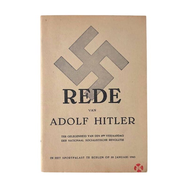 Boekje 'Rede van Adolf Hitler 1941'