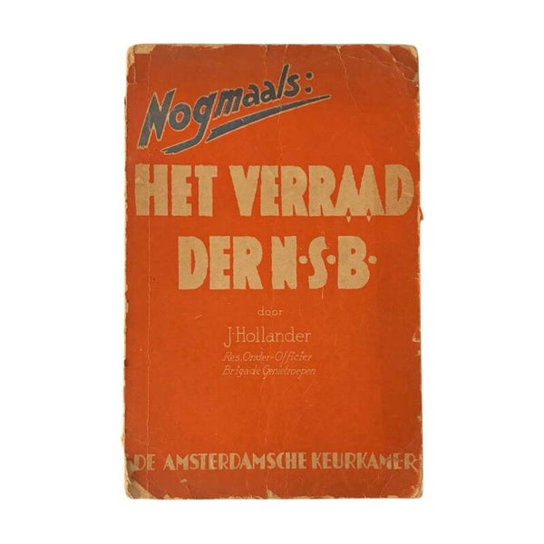 Boekje 'Het Verraad der N.S.B.'
