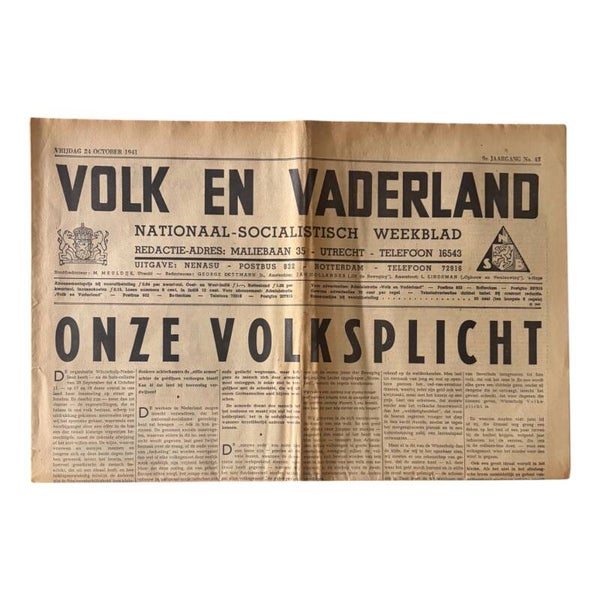 Krant 'VoVa - 9e jaargang No. 43'
