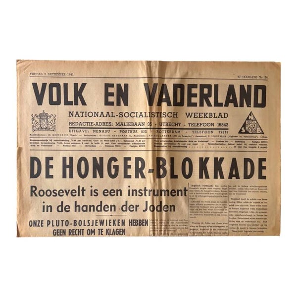 Krant 'VoVa - 9e jaargang No. 36'
