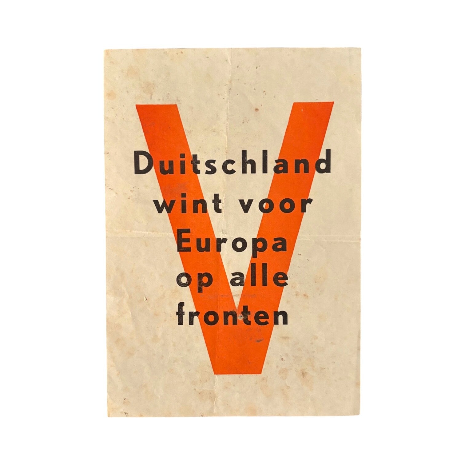Flyer 'NSB propaganda'