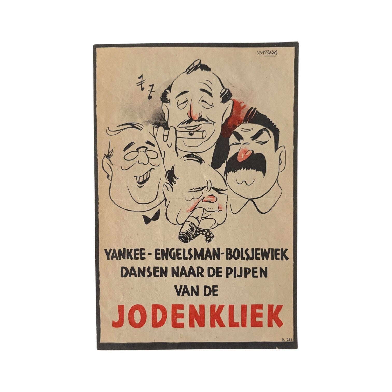 Flyer 'Jodenkliek'