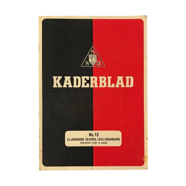 Brochure 'NSB Kaderblad 1943'