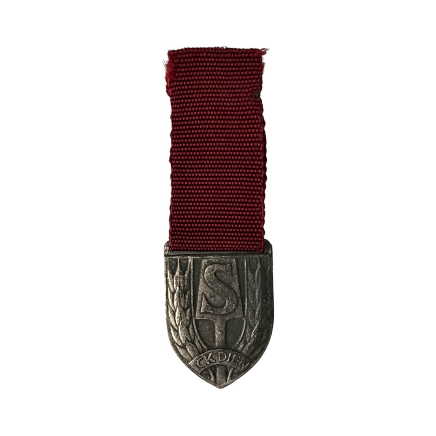 Miniatuur medaille 'Ned. Arbeidsdienst'