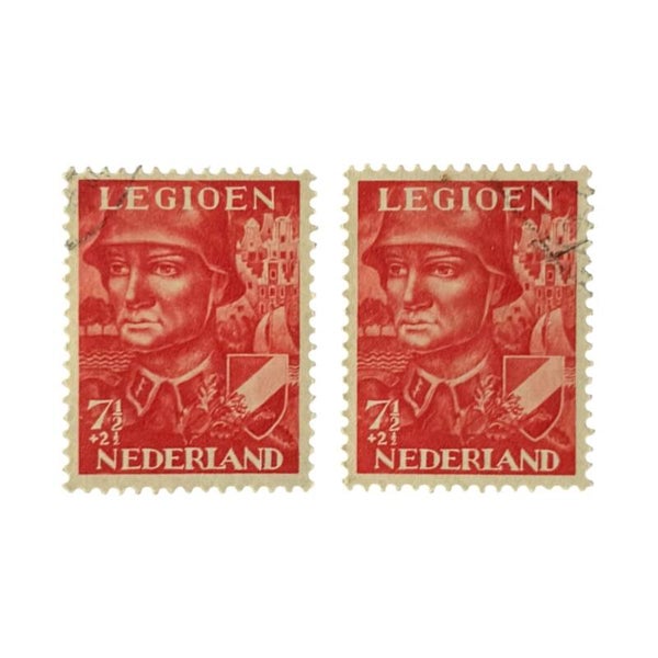 Postzegels 'Waffen SS Legioen Nederland'