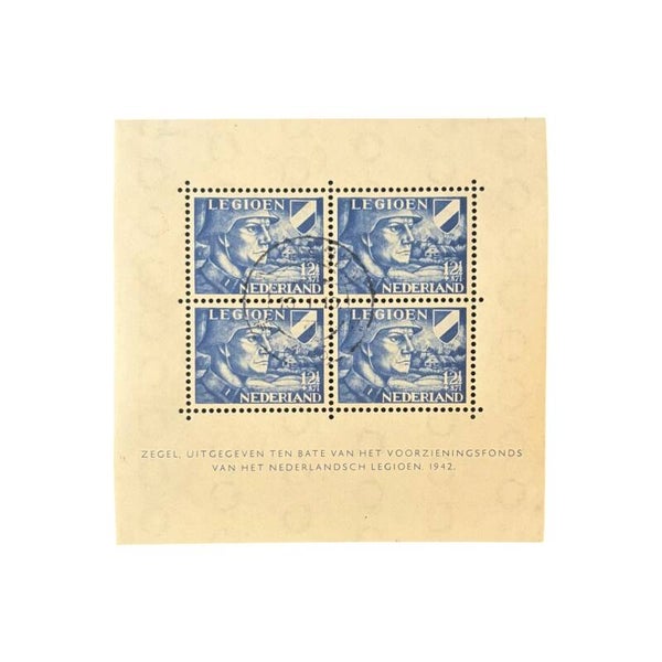 Postzegels 'Nederlandsch SS Legioen 1942'