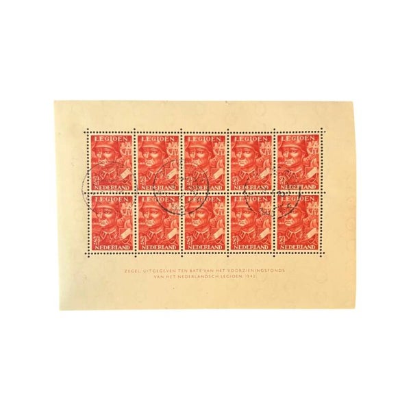 Postzegels 'Nederlandsch SS Legioen 1942'