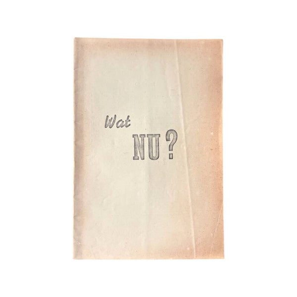 Brochure 'Wat NU?'