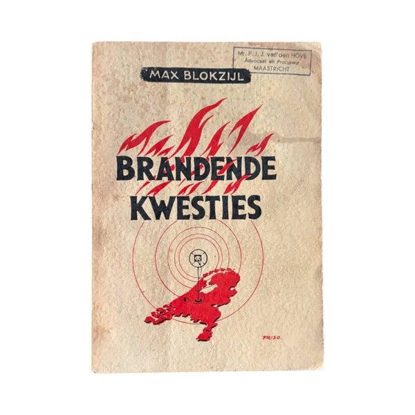 Boekje 'Brandende Kwesties'