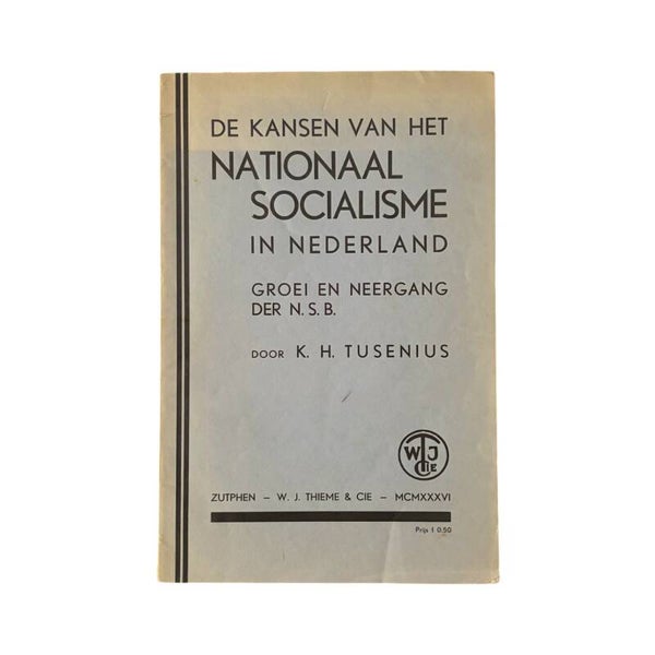 Brochure 'Nationaal Socialisme'