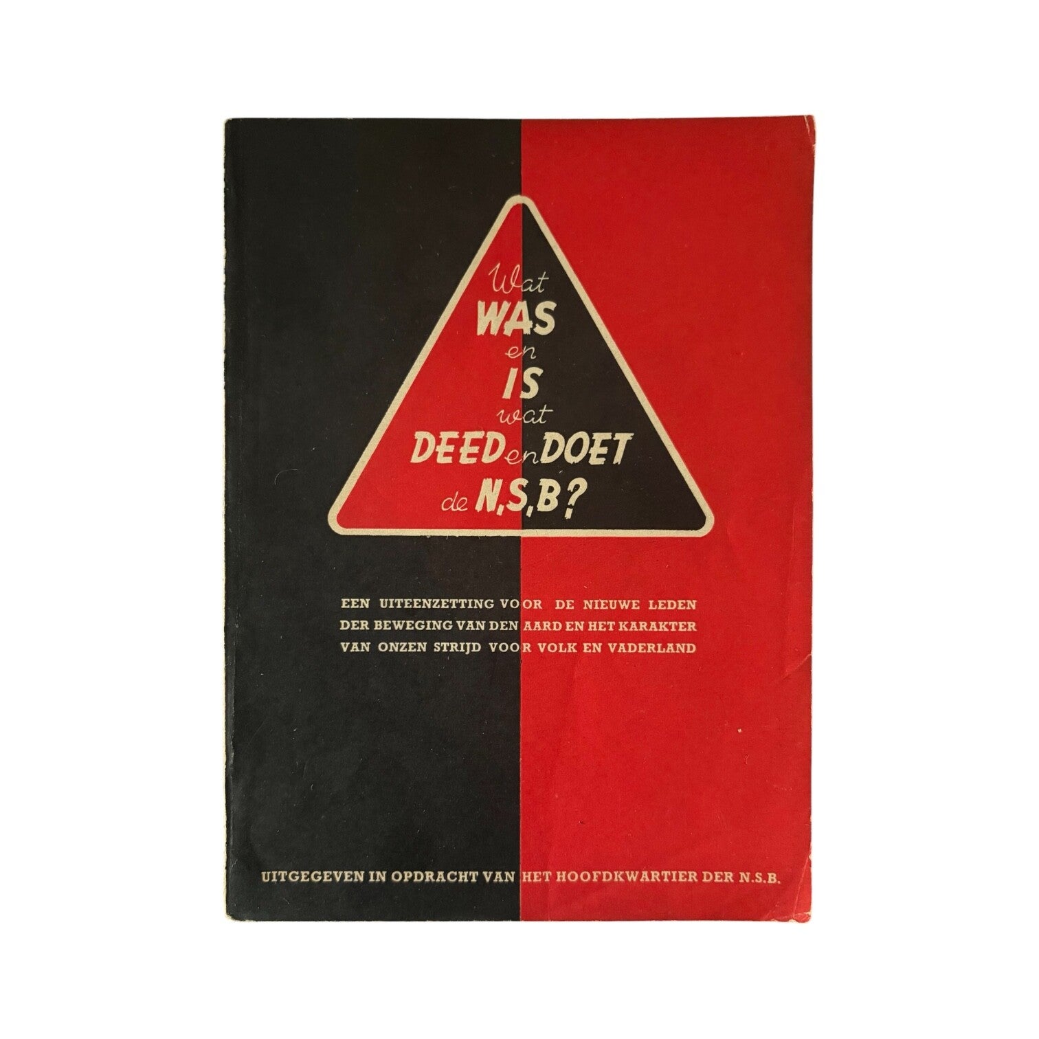 Brochure 'Wat is de NSB?'