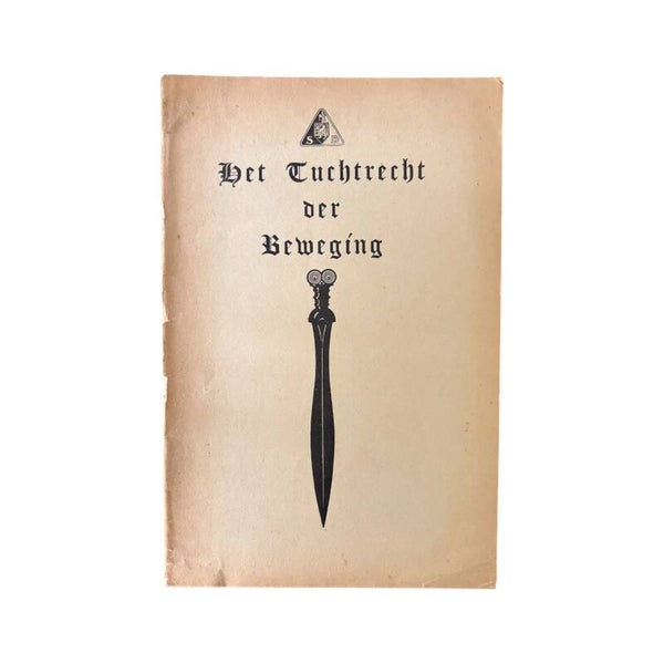 Brochure 'Het Tuchtrecht der Beweging'