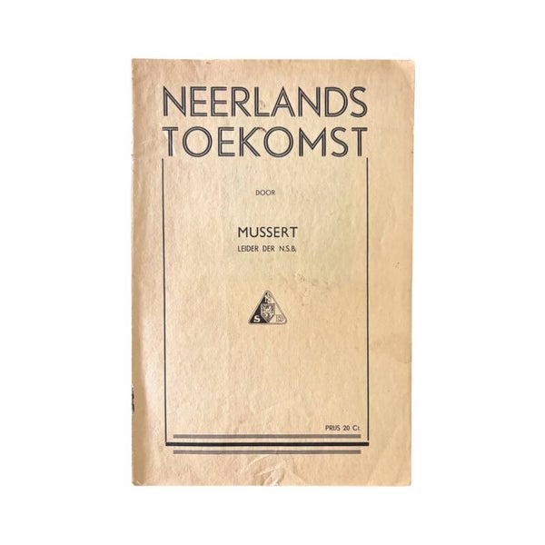 Brochure 'Neerlands Toekomst'
