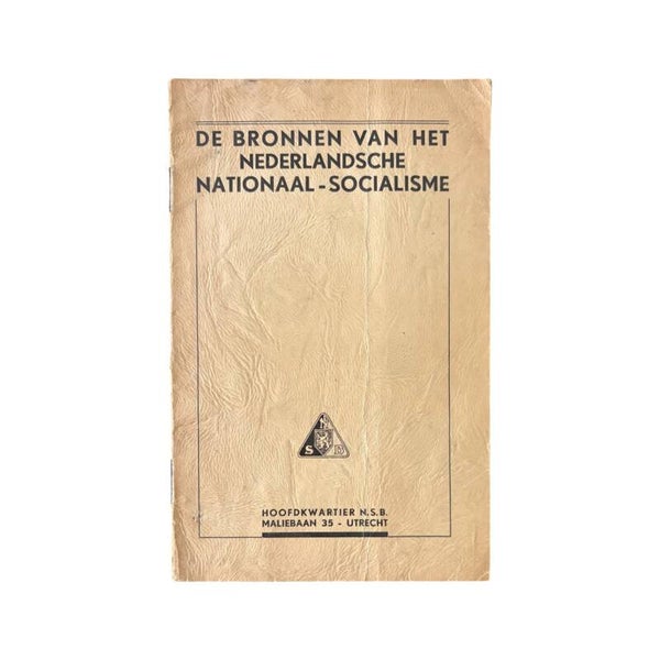 Brochure 'Bronnen Nationaal-Socialisme'