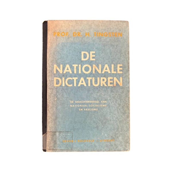 Boek 'De Nationale Dictaturen'