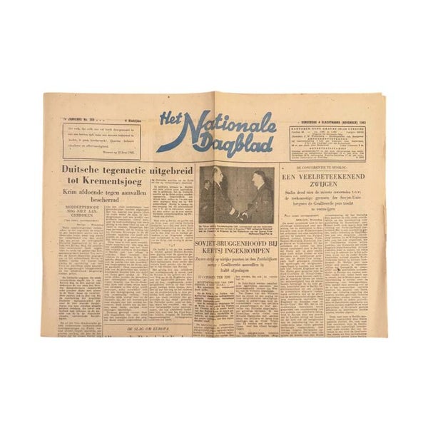 Krant 'Nationale Dagblad' (Nr. 308)