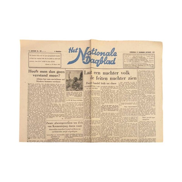 Krant 'Nationale Dagblad' (Nr. 296)