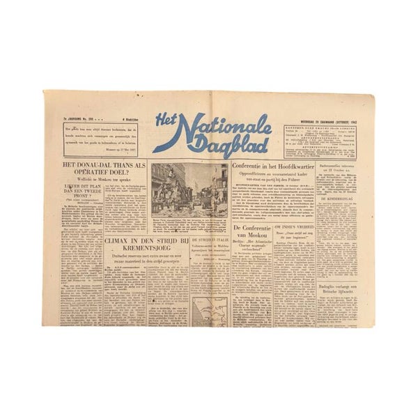 Krant 'Nationale Dagblad' (Nr. 295)