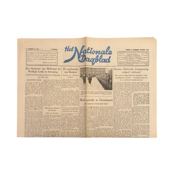 Krant 'Nationale Dagblad' (Nr. 294)