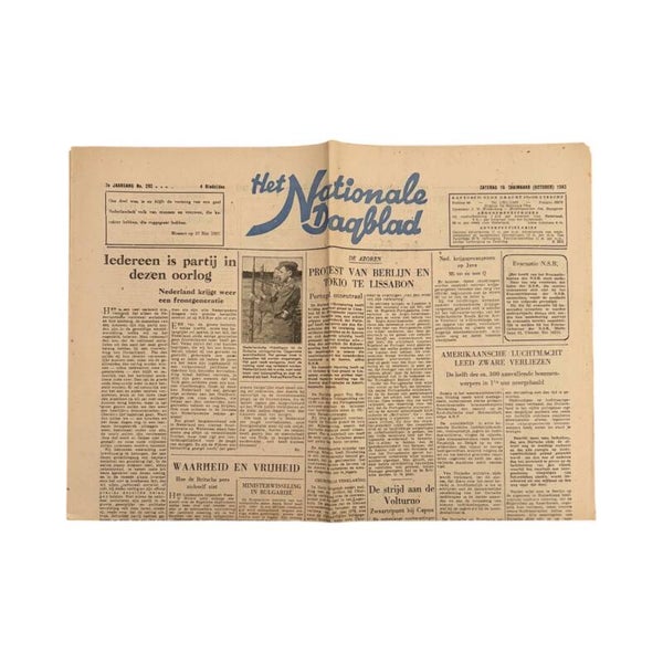 Krant 'Nationale Dagblad' (Nr. 292)