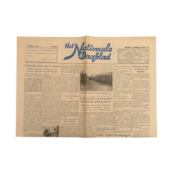 Krant 'Nationale Dagblad' (Nr. 290)