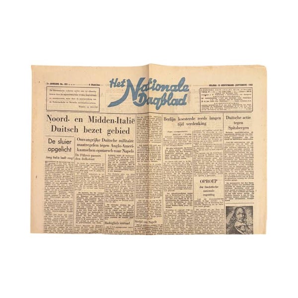 Krant 'Nationale Dagblad' (Nr. 261)
