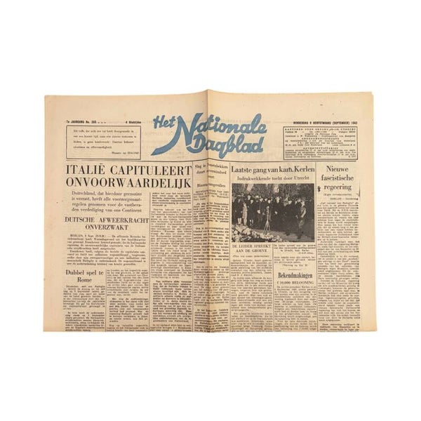 Krant 'Nationale Dagblad' (Nr. 260)
