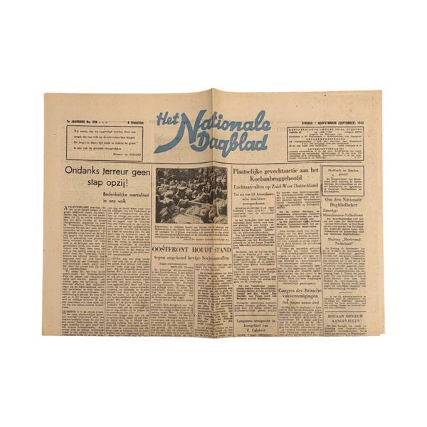 Krant 'Nationale Dagblad' (Nr. 258)