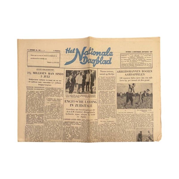 Krant 'Nationale Dagblad' (Nr. 256)