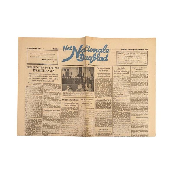 Krant 'Nationale Dagblad' (Nr. 254)