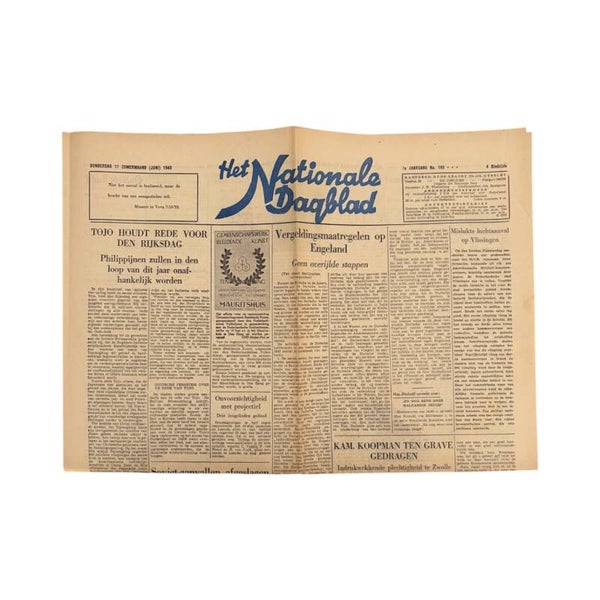 Krant 'Nationale Dagblad' (Nr. 188)