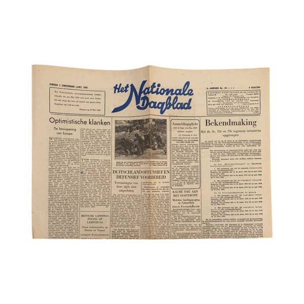 Krant 'Nationale Dagblad' (Nr. 181)