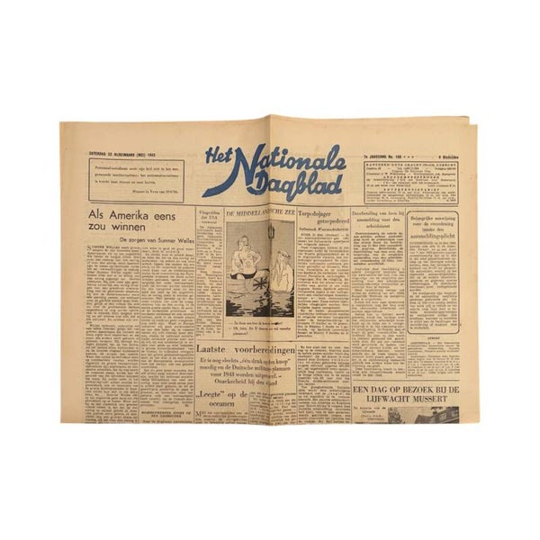 Krant 'Nationale Dagblad' (Nr. 168)
