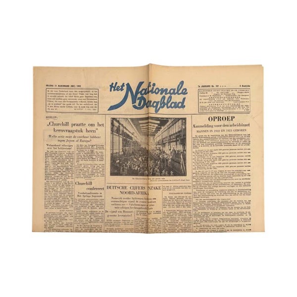 Krant 'Nationale Dagblad' (Nr. 167)
