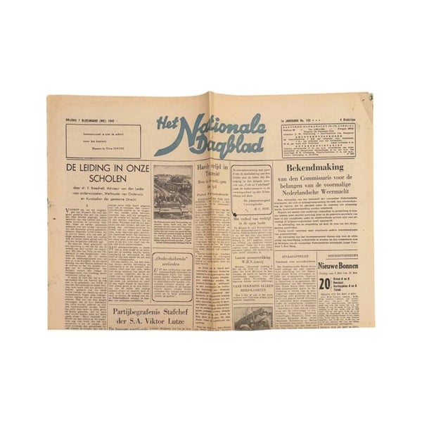 Krant 'Nationale Dagblad' (Nr. 155)