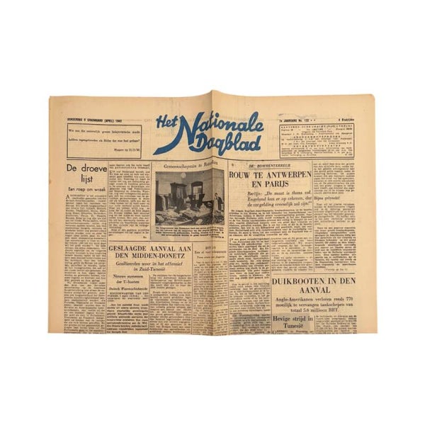 Krant 'Nationale Dagblad' (Nr. 132)