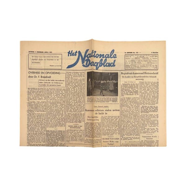Krant 'Nationale Dagblad' (Nr. 128)