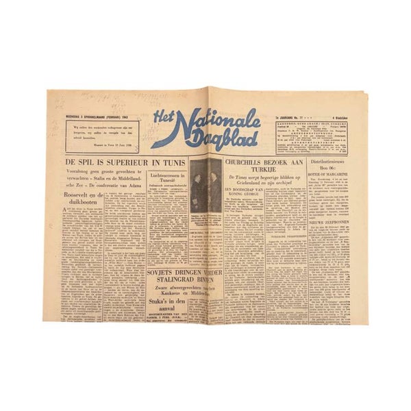 Krant 'Nationale Dagblad' (Nr. 77)