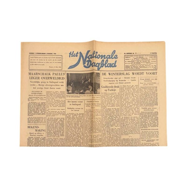 Krant 'Nationale Dagblad' (Nr. 76)