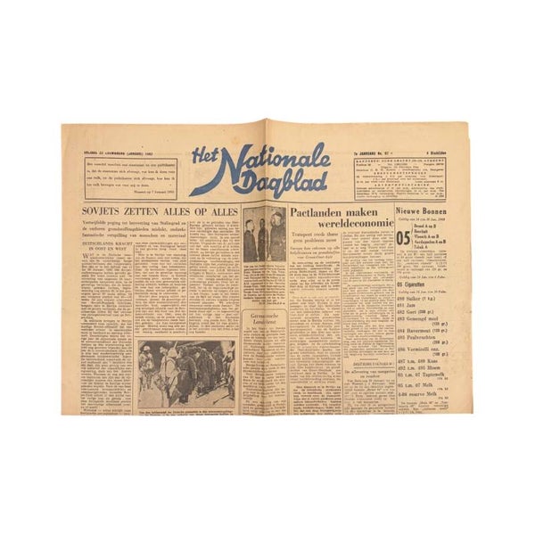 Krant 'Nationale Dagblad' (Nr. 67)