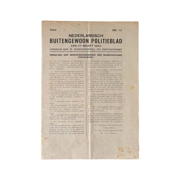 Brochure 'Buitengewoon Politieblad'