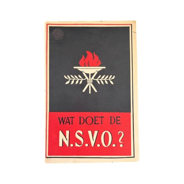 Brochure 'Wat doet de N.S.V.O.'