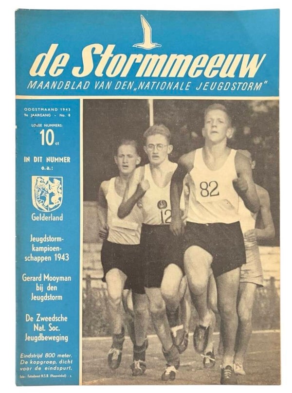Origineel WW2 Tijdschrift 'Jeugdstorm - De Stormmeeuw' 9e Jaargang - No. 8