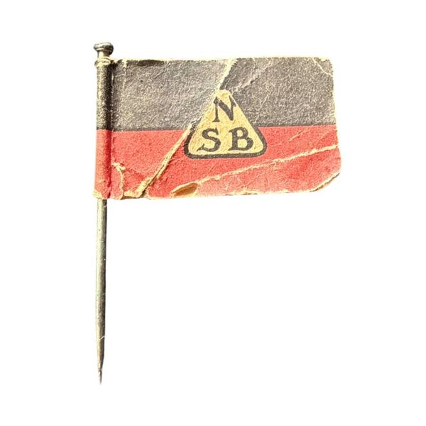 Origineel WW2 NSB 'Vlaggetje' Propaganda - Nationaal Soc. Beweging