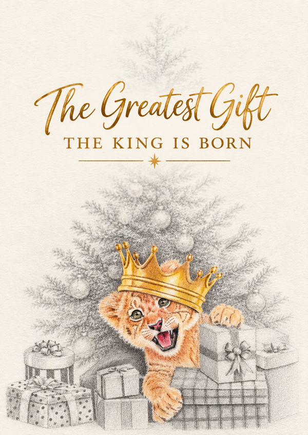 Kerstkaart The Greatest Gift
