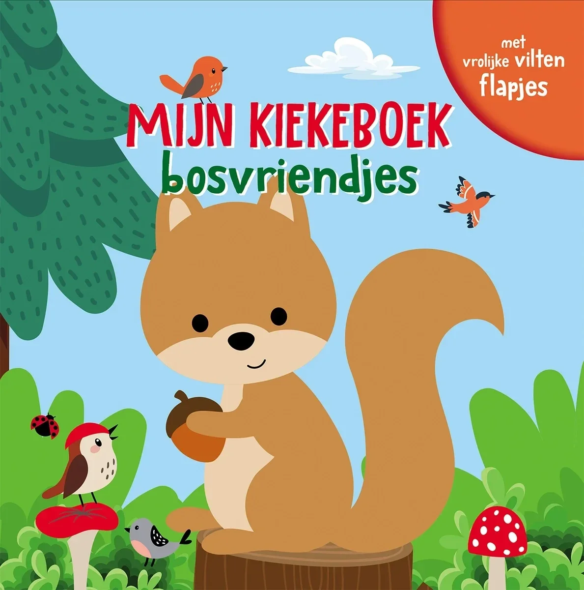 Mijn kiekeboek - Bosvriendjes Met vrolijke vilten flapjes