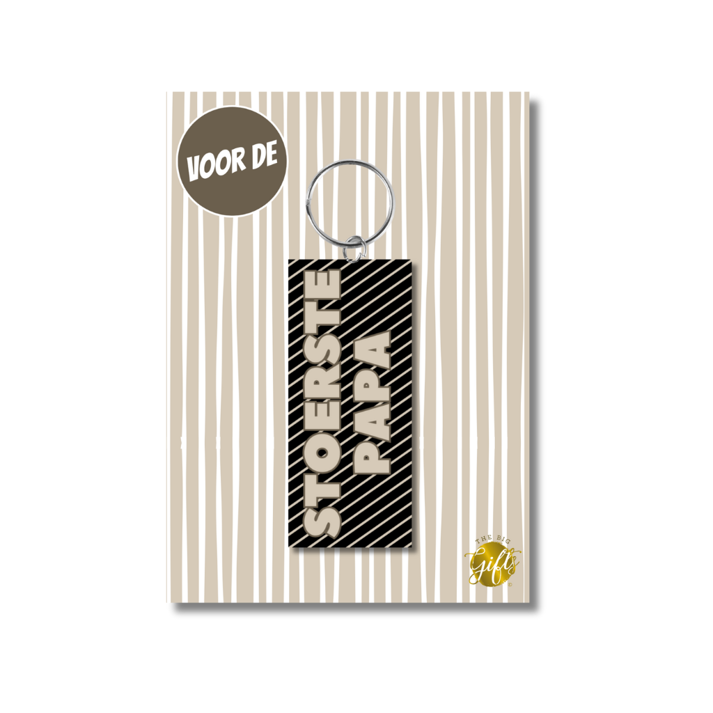Sleutelhanger – Papa| The Big Gifts