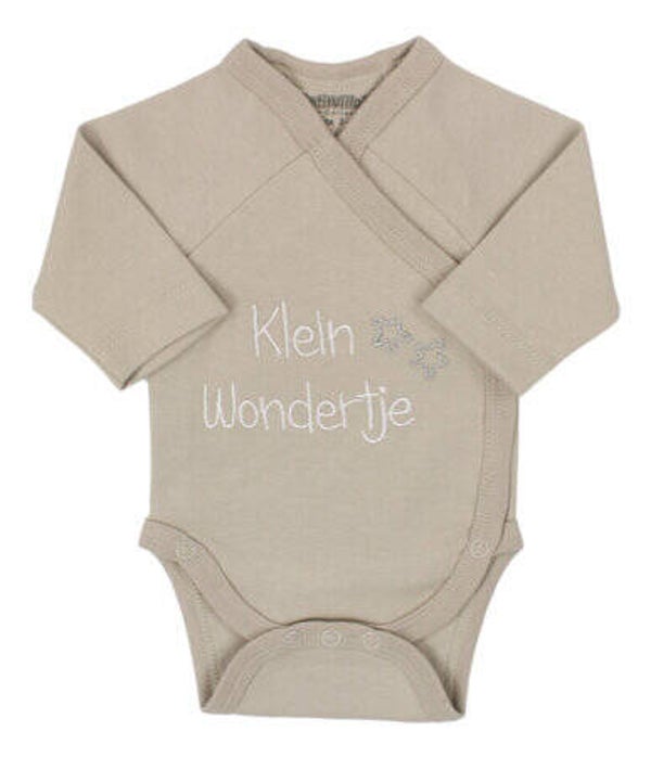 Petit Villain Romper klein wondertje, zand