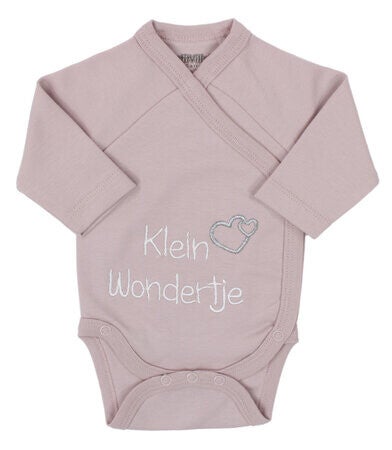 Petit Villain Romper klein wondertje, oudroze